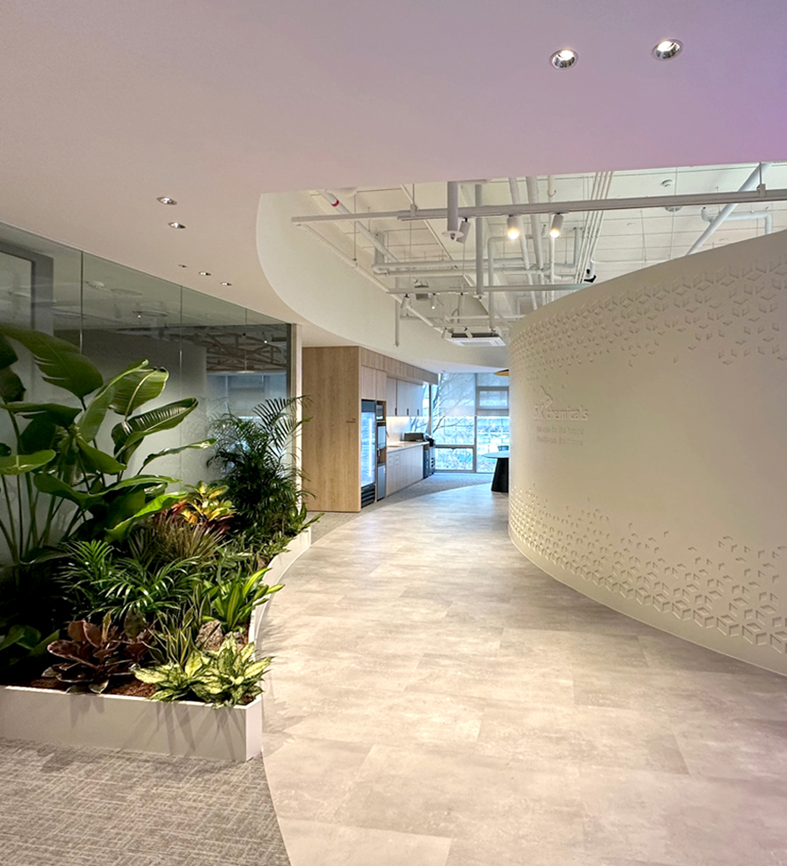 SK CHEMICAL ECOHUB P2 INTERIOR CM – DESIGN KNL